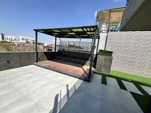 3 BHK Builder Floor – Exterior View View at Sushant Lok I - for Rent