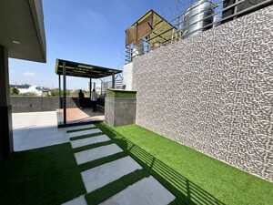 Balcony in 3 BHK Builder Floor at Sushant Lok I – for Rent