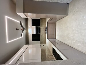 Kitchen in 3 BHK Builder Floor at Sushant Lok I – for Rent