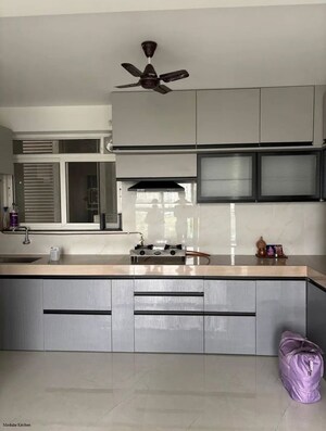 Kitchen in 3 BHK Apartment at Goel Ganga Serio, Kharadi – for Rent