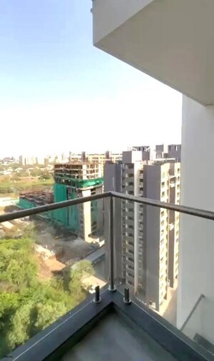 Balcony in 3 BHK Apartment at Goel Ganga Serio, Kharadi – for Rent