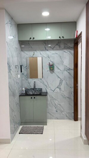 Bathroom in 2.5 BHK Apartment at Kalpataru Residency, Sanath Nagar – for Rent