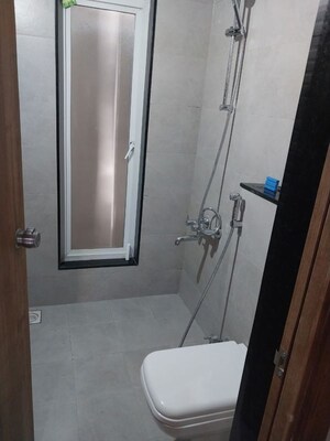 Bathroom in 2 BHK Apartment at Rama Fusion Towers, Hinjewadi – for Rent