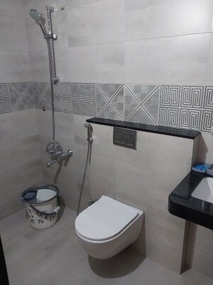 Bathroom in 2 BHK Apartment at Rama Fusion Towers, Hinjewadi – for Rent