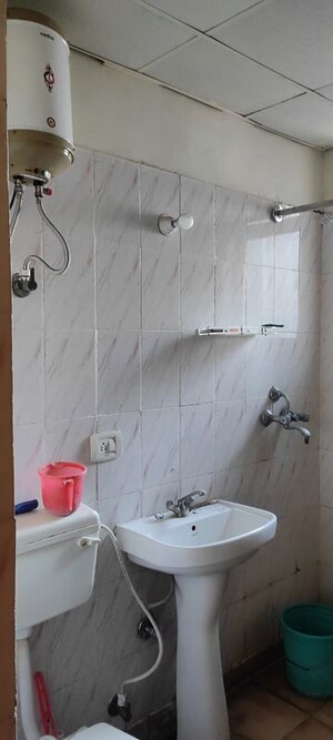 Bathroom in 2 BHK Apartment at Piyush Heights, Sector 89 – for Rent