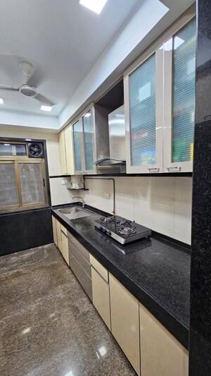 Kitchen in 2.5 BHK Apartment at Kalpataru Aura, Ghatkopar West – for Rent