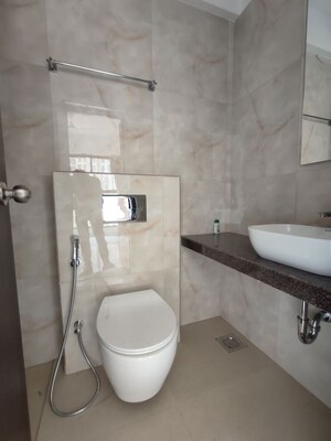 Bathroom in 1 BHK Apartment at Raymond Ten X Habitat, Pokhran Road No Two – for Rent