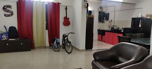 Living Room in 3 BHK Apartment at Wakad – for Sale