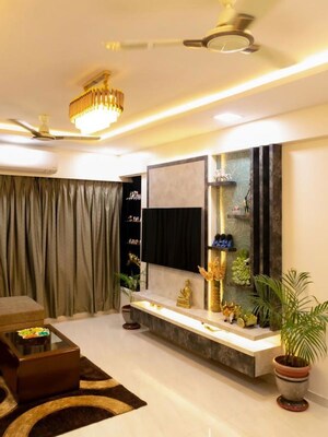 Living Room in 2 BHK Apartment at Simran Heights Chembur, Chembur – for Rent