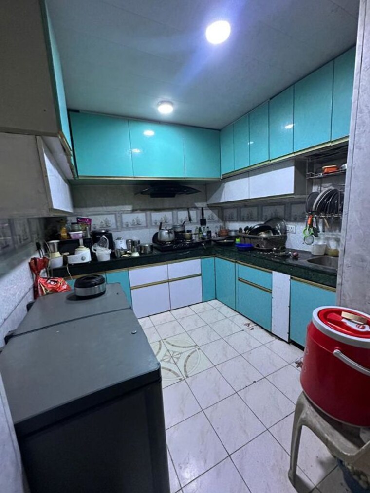 Kitchen, abul fazal enclave part 1 3 Bedroom 1350 Sq.Ft. Apartment In Abul Fazal Enclave Part 1 Delhi 10312932