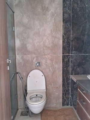 Bathroom in 3 BHK Apartment at Dosti Ambrosia, Wadala East – for Rent