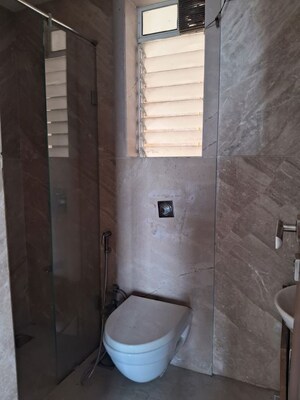 Bathroom in 3 BHK Apartment at Dosti Ambrosia, Wadala East – for Rent