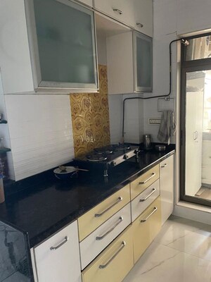 Kitchen in 3 BHK Apartment at Swastik Solitaire, Chembur – for Rent