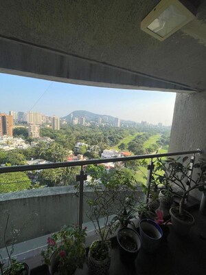 Balcony in 3 BHK Apartment at Swastik Solitaire, Chembur – for Rent