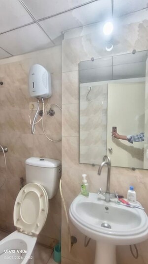 Bathroom in 2 BHK Apartment at Gaur City 7th Avenue, Sector 4 Greater Noida – for Rent