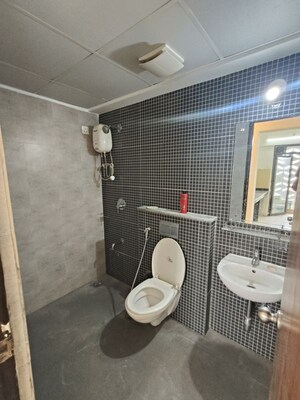 Bathroom in 2 BHK Apartment at Lodha Downtown, Dombivli East – for Rent