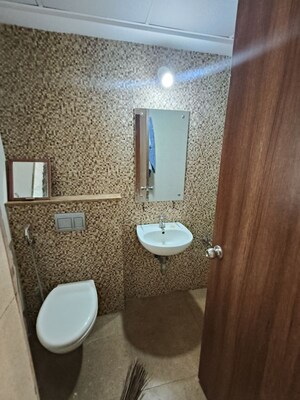 Bathroom in 2 BHK Apartment at Lodha Downtown, Dombivli East – for Rent