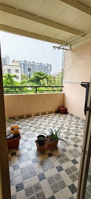 Balcony in 1 BHK Apartment at Wadgaon Sheri – for Rent