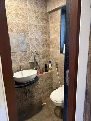 Bathroom in 2 BHK Apartment at Neumec Shreeji Towers, Wadala East – for Rent