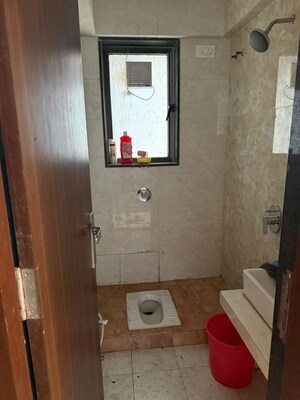Bathroom in 2 BHK Apartment at Neumec Shreeji Towers, Wadala East – for Rent