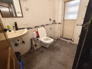 Bathroom in 2 BHK Apartment at Interface Building, Malad West – for Rent
