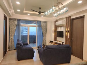 Living Room in 4 BHK Apartment at Mahagun Mezzaria, Sector 78 – for Rent