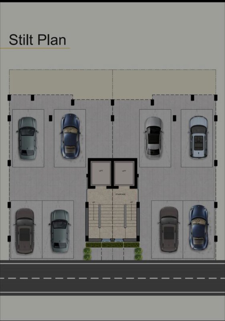 Floor Plan, sector 127 3 Bedroom 150 Sq.Yd. Builder Floor In Sector 127 Faridabad 10311097
