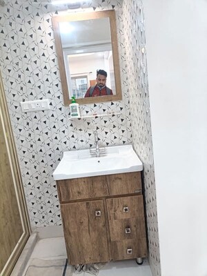 Bathroom in 1 BHK Apartment at New Town – for Rent