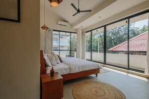 Bedroom in 3 BHK Villa at Nirvaan Whistling Bamboos, Saligao – for Sale