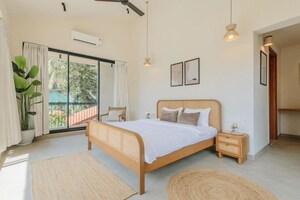Bedroom in 3 BHK Villa at Nirvaan Whistling Bamboos, Saligao – for Sale