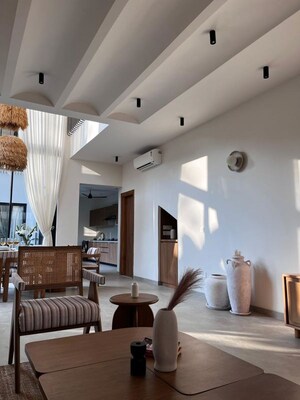 Living Room in 3 BHK Villa at Nirvaan Whistling Bamboos, Saligao – for Sale