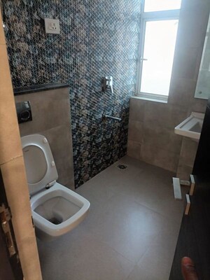 Bathroom in 4 BHK Apartment at Emaar Orange Castle, Gomti Nagar – for Rent