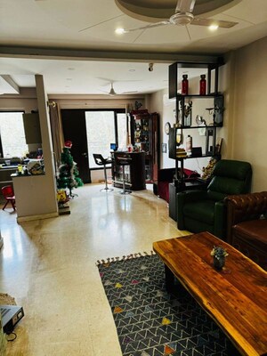 Living Room in 3 BHK Builder Floor at Sushant Lok I – for Sale