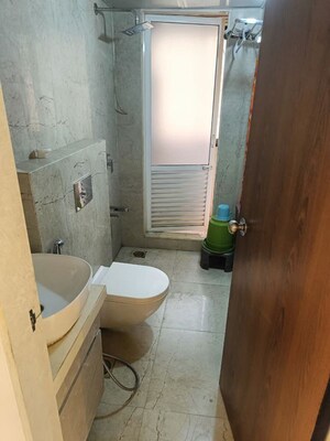 Bathroom in 3 BHK Apartment at Hiranandani Estate Princeton, Ghodbunder Road – for Rent