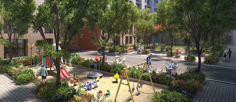 Garden, lodha-crown-taloja-quality-homes 2 Bedroom 479 Sq.Ft. Apartment In Dombivli East Thane 10313144