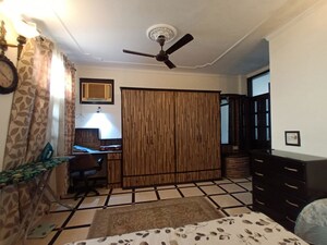 Living Room in 3.5 BHK Builder Floor at Chittaranjan Park – for Rent