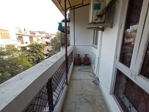 Balcony in 3.5 BHK Builder Floor at Chittaranjan Park – for Rent