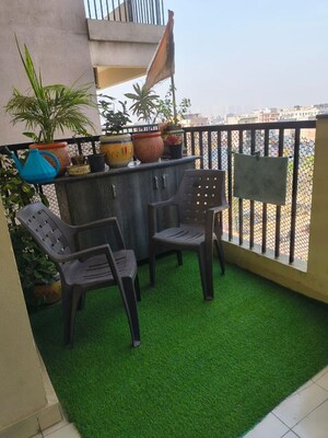Balcony in 2 BHK Apartment at Gaur City 2, Sector 16c Greater Noida – for Rent