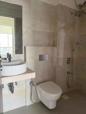 Bathroom in 2 BHK Apartment at Seawoods – for Rent