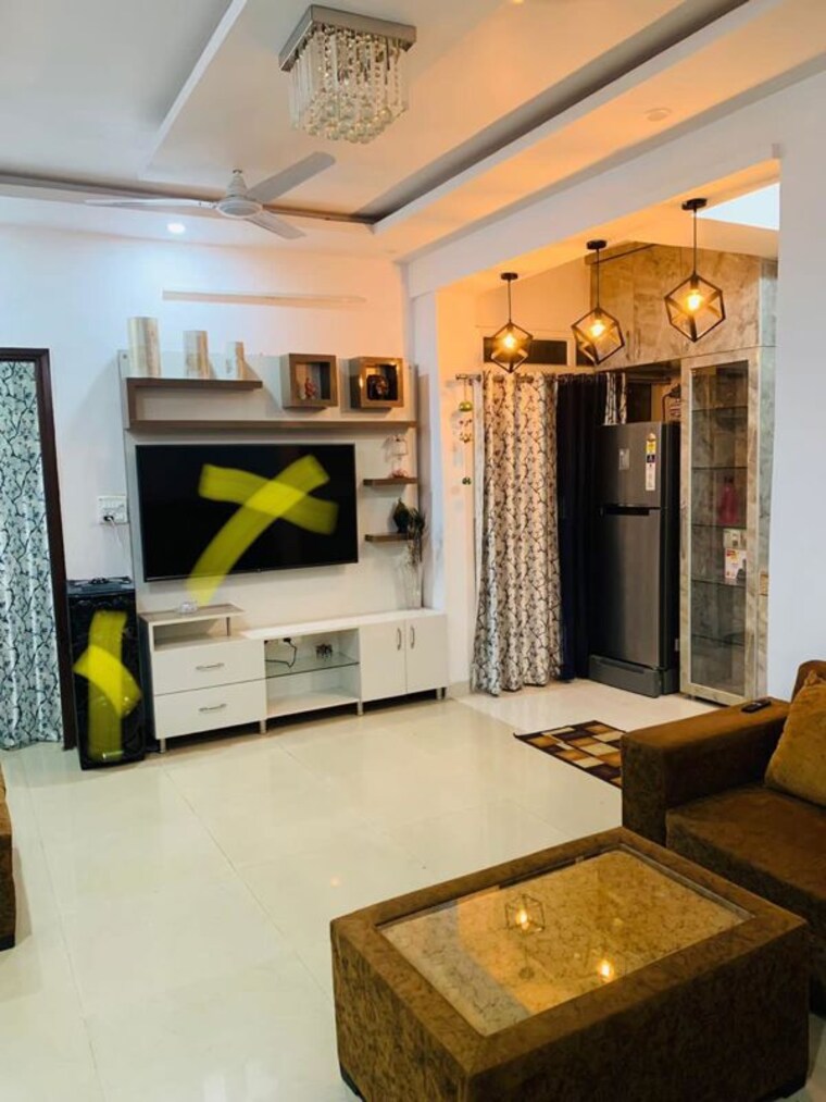 Living Room, supertech-eco-village-ii 2 Bedroom 1106 Sq.Ft. Apartment In Sector 16b Greater Noida Greater Noida 10313337