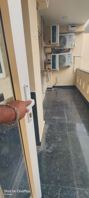 Balcony in 3 BHK Builder Floor at Sector 25 – for Rent