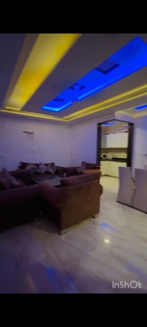 Living Room in 3 BHK Builder Floor at Pitampura – for Rent