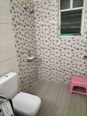 Bathroom in 3 BHK Apartment at Kumar Picasso, Hadapsar – for Rent