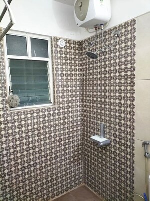 Bathroom in 3 BHK Apartment at Kumar Picasso, Hadapsar – for Rent