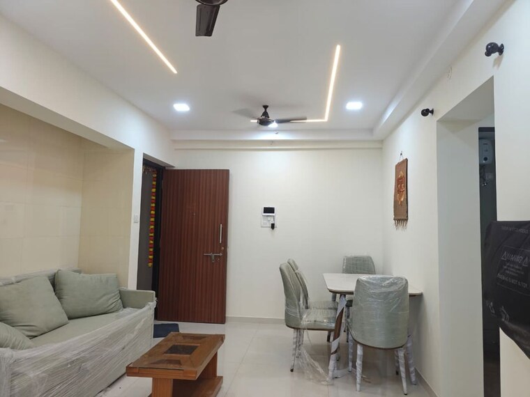 Living Room, raunak-bliss-thane 1 Bedroom 500 Sq.Ft. Apartment In Ghodbunder Road Thane 10313494