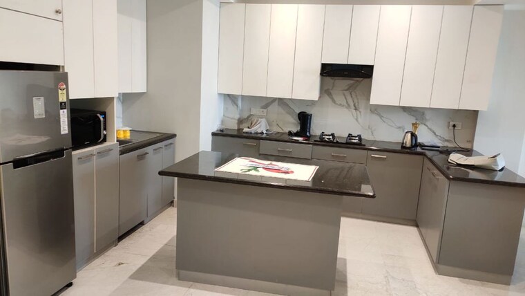 Kitchen, lajpat nagar iii 3 Bedroom 1800 Sq.Ft. Builder Floor In Lajpat Nagar Iii Delhi 10313503