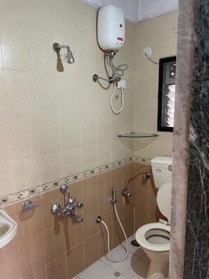 Bathroom in 2 BHK Apartment at Skylark Maruti Tower, Kharghar Sector 10 – for Rent