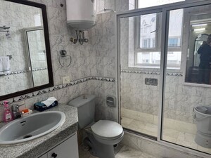 Bathroom in 1 RK Builder Floor at Kohli One Malibu Town, Sector 47 – for Rent