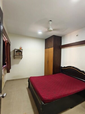 Master Bedroom in 2 BHK Apartment at Kavesar – for Rent
