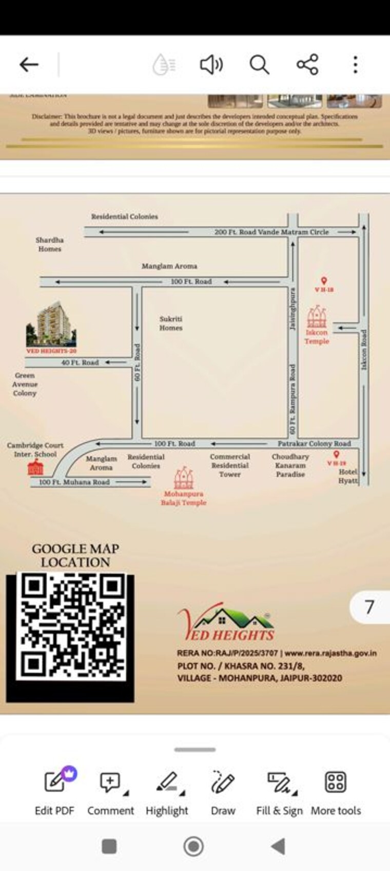 Map Location, dholai 2 Bedroom 1000 Sq.Ft. Apartment In Dholai Jaipur 10313626